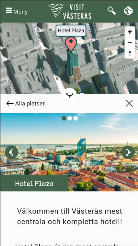 Visit Västerås map